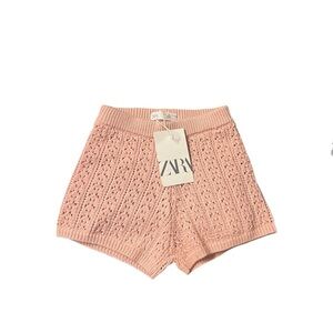 NWT Zara kids pink shorts Sz 6
